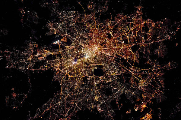 Berlin vue de l'espace